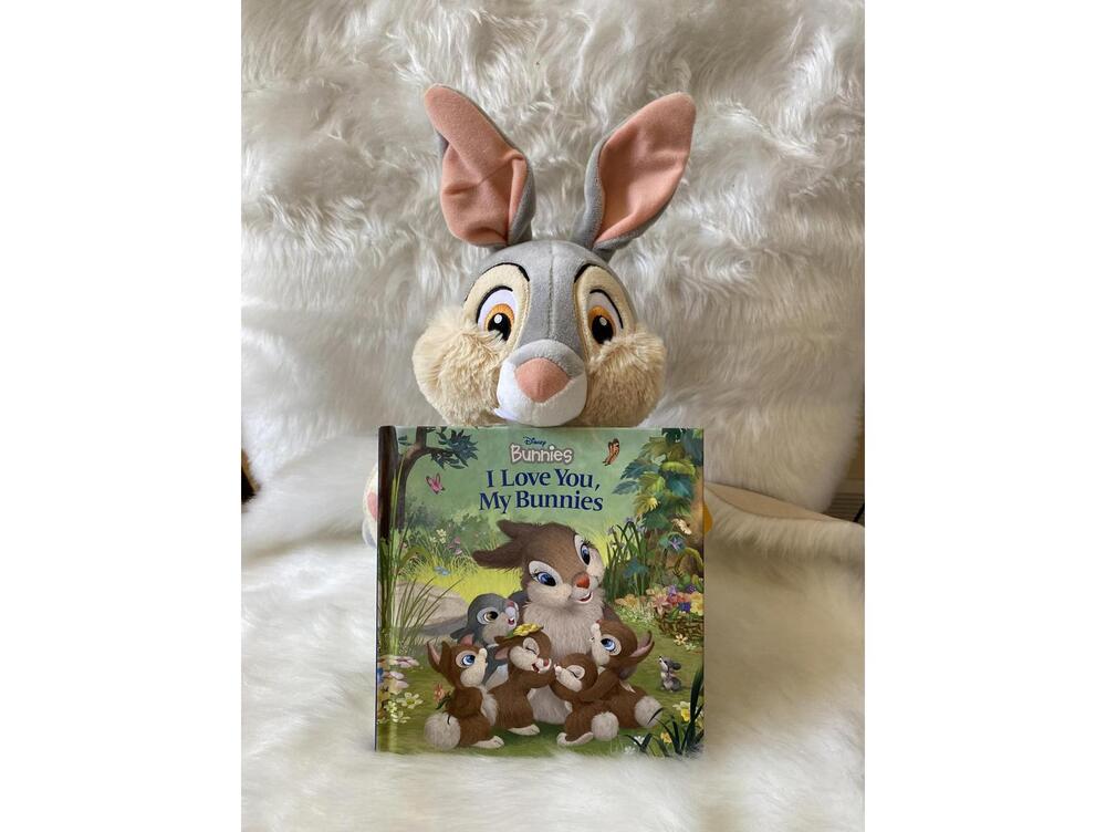 Disney Classics Thumper Plush with 'I Love You, My Bunnies' Book